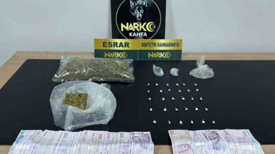 Adıyaman’da polis ekiplerince yürütülen uyuşturucu operasyonlarında yakalanan 40 şahıstan 2’si