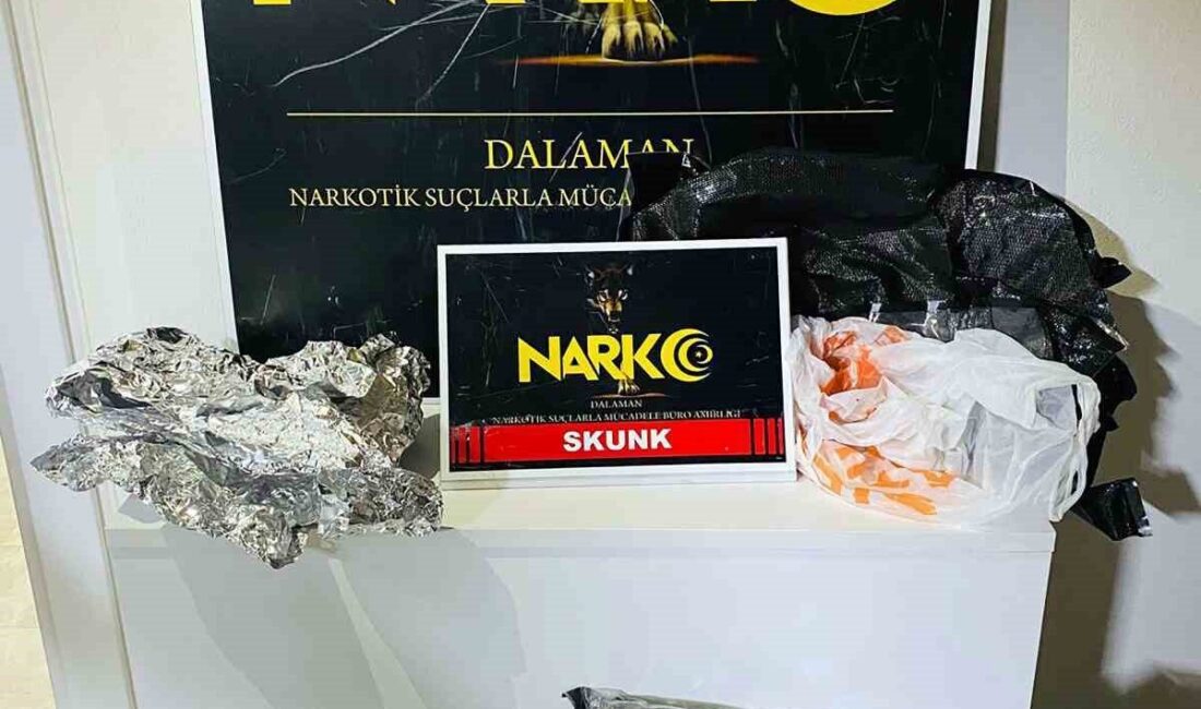 Muğla Emniyet Müdürlüğü Narkotik Suçlarla Mücadele Şube Müdürlüğü ekiplerince uyuşturucu