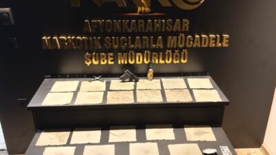 Afyonkarahisar’da 38 adet peçeteye emzirilmiş uyuşturucu ile yakalanan 1 kişi