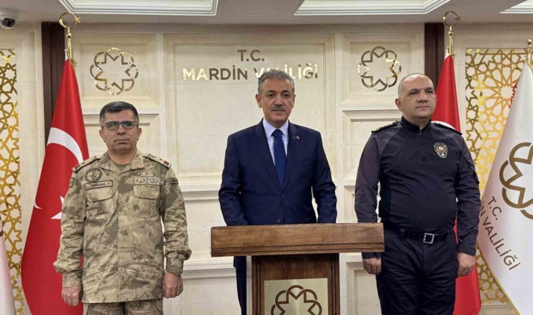 Mardin Valisi Tuncay Akkoyun, kentte Aralık 2025’te terör örgütlerine yönelik