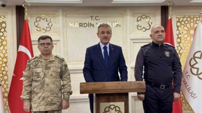 Mardin Valisi Tuncay Akkoyun, kentte Aralık 2025’te terör örgütlerine yönelik