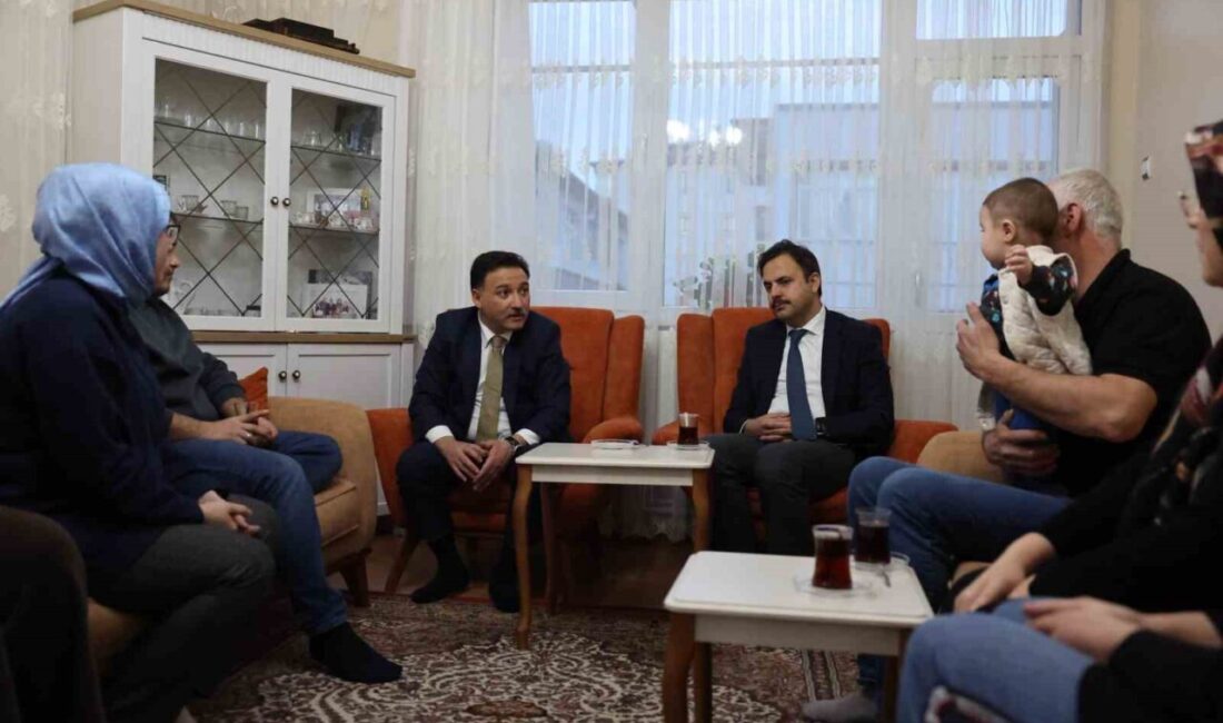 Kayseri Valisi Gökmen Çiçek, Kocasinan ilçesi Yeni Mahalle’de bir vatandaş