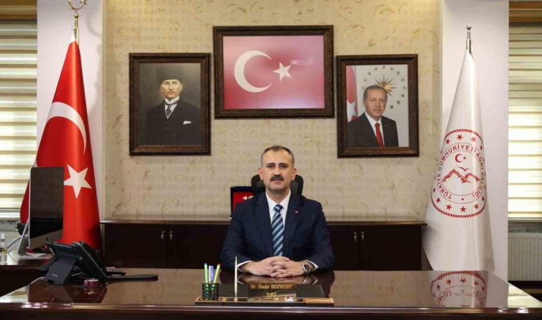Cumhurbaşkanlığı Kararnamesi ile Ağrı Valiliği görevine atanan Önder Bozkurt, ildeki