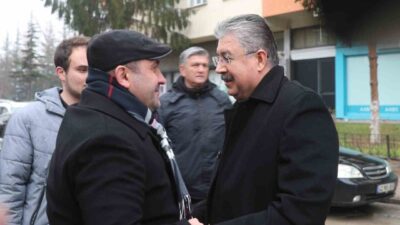 Eskişehir Valisi Dr. Erdinç Yılmaz, AK Parti İl Başkanı Gürhan