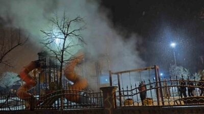 Van’ın Tuşba ilçesinde kimliği belirsiz kişi yada kişiler tarafından bir