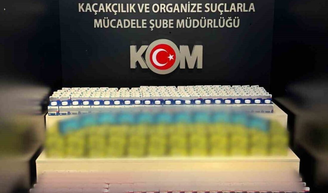 Van’da polis ekiplerince yürütülen çalışmalar sonucunda gümrük kaçağı malzeme ele