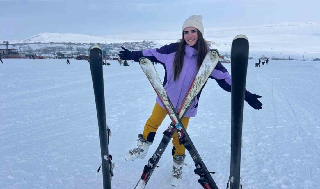 Van’ın Gevaş ilçesinde bulunan Abalı Kayak Merkezi, yeterli düzeyde kar
