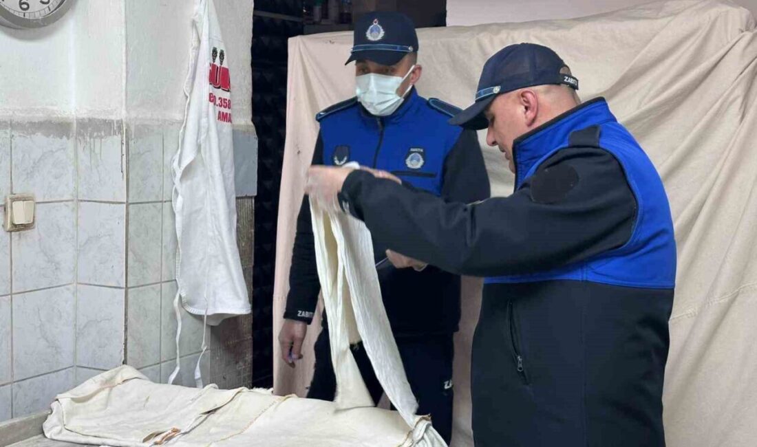Samsun’un Vezirköprü ilçesinde zabıta ekipleri tarafından fırınlara yönelik gramaj ve