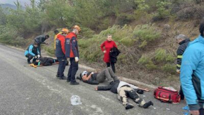 Karabük’te yabancı öğrencileri taşıyan minibüsün kontrolden çıkarak şarampole uçması sonucu