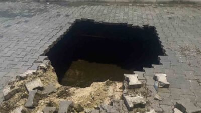 MANİSA (İHA) – Manisa’nın Turgutlu ilçesinde yağışların ardından meydana gelen