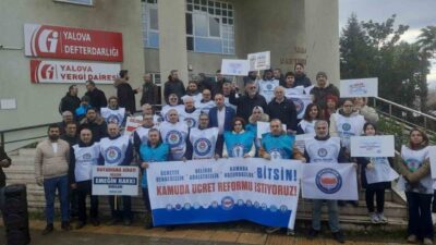 Memur-Sen Yalova teşkilatı, 2026 yılının ilk maaş gününde Yalova Defterdarlığı