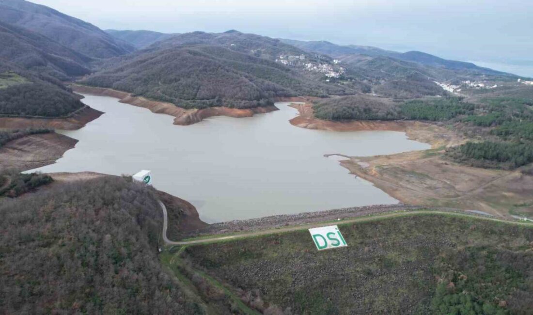 Yalova’nın içme suyu ihtiyacını karşılayan Gökçe Barajı’nda doluluk oranı yüzde