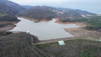 Yalova’nın içme suyu ihtiyacını karşılayan Gökçe Barajı’nda doluluk oranı yüzde