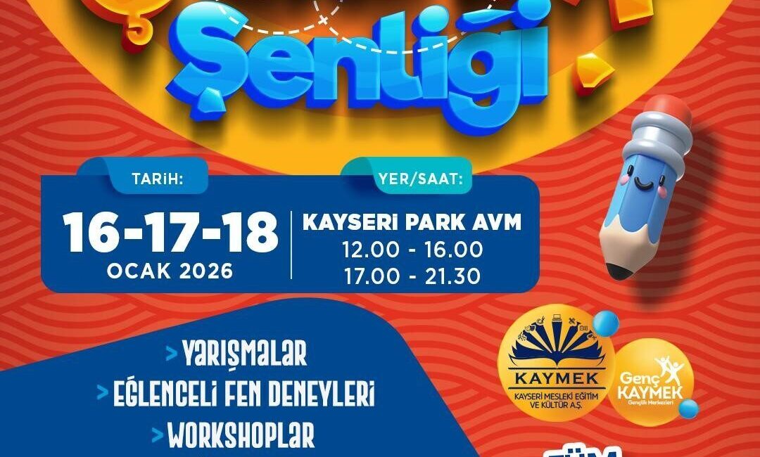 Kayseri Büyükşehir Belediyesi; çocuk, genç ve öğrencilere yönelik etkinliklerine ara