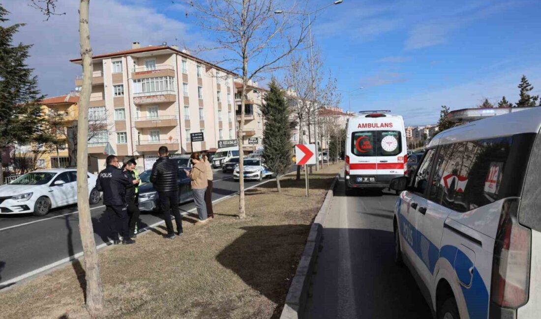 Nevşehir’de ışıklı yaya geçidine yaklaşık 100 metre mesafede karşıdan karşıya