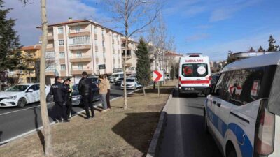 Nevşehir’de ışıklı yaya geçidine yaklaşık 100 metre mesafede karşıdan karşıya