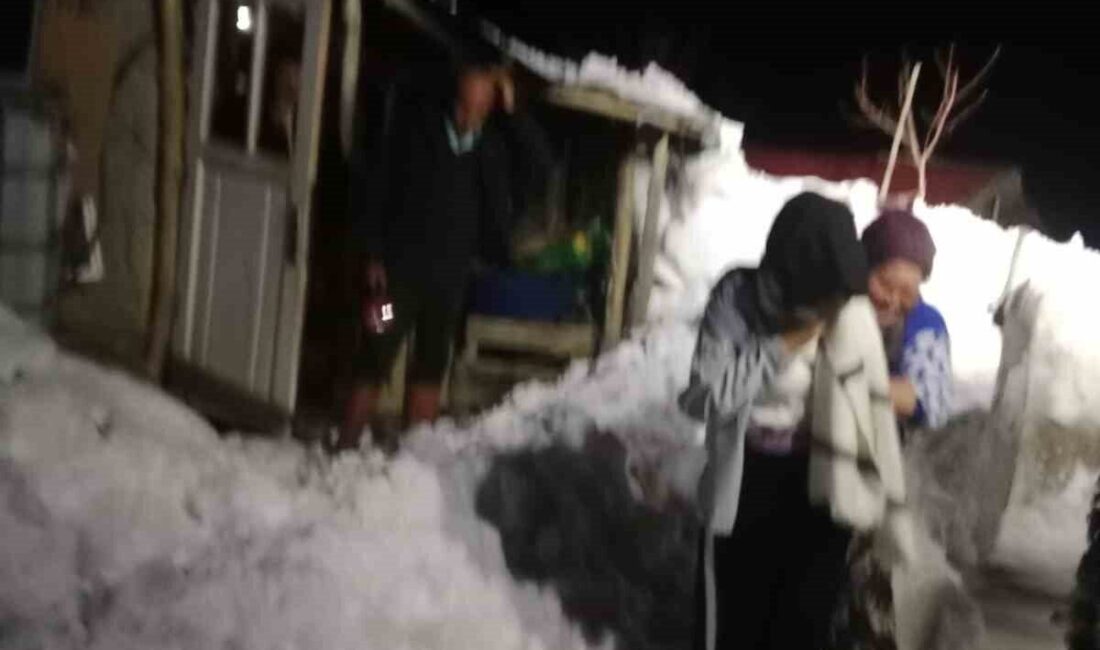 Kahramanmaraş’ta Engizek Dağı bölgesindeki yaylada rahatsızlanan kadın, zorlu arazi şartlarına