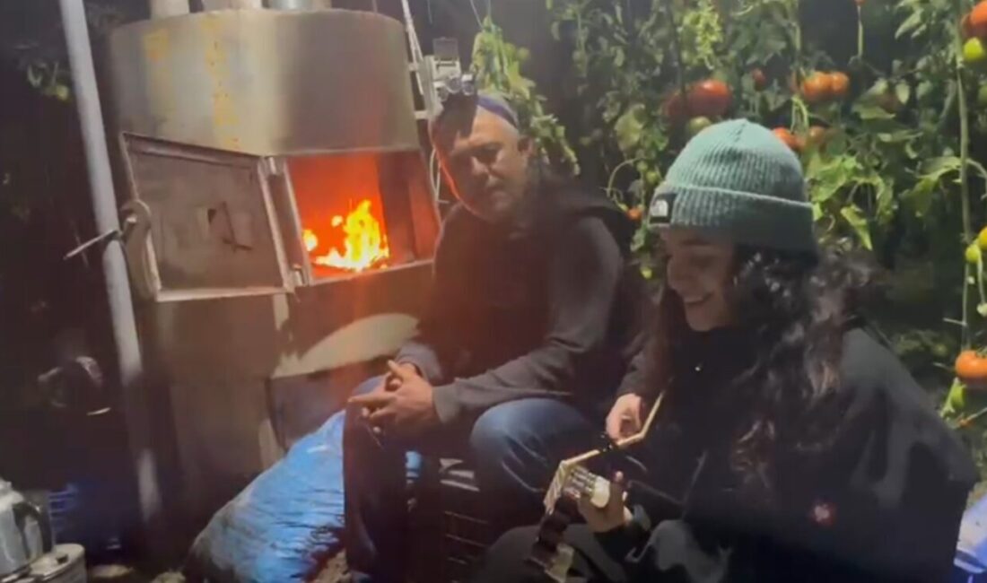 Antalya’nın Serik ilçesinde gece saatlerinde hava sıcaklığı 0 derecenin altına