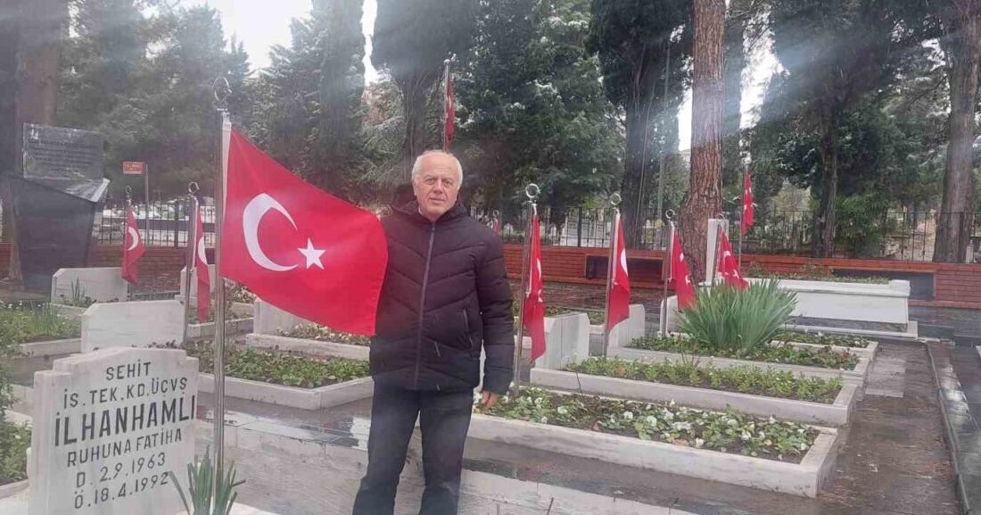 Samsunlu şehit ağabeyi Ayhan Hamlı, 2026 yılının ilk gününde Samsun