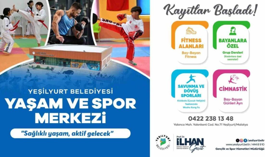 Yeşilyurt Belediyesi, toplumun her kesimini sporla buluşturmak ve sağlıklı yaşam