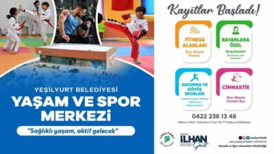 Yeşilyurt Belediyesi, toplumun her kesimini sporla buluşturmak ve sağlıklı yaşam