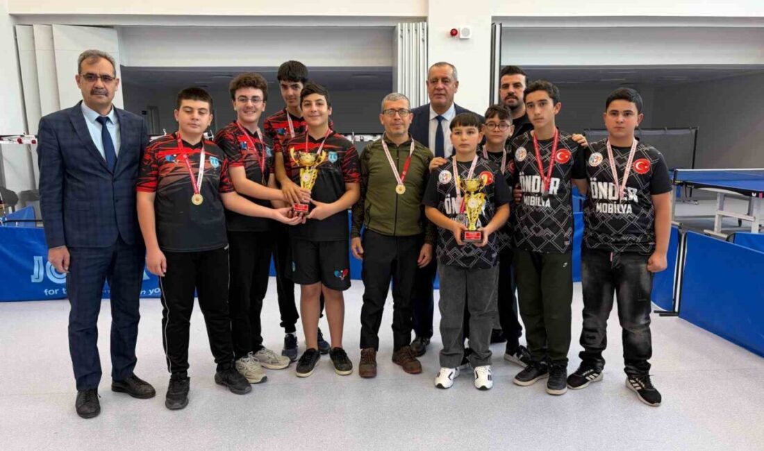 Niğde’de düzenlenen Yıldız Erkekler Masa Tenisi Müsabakaları sona erdi. Turnuva