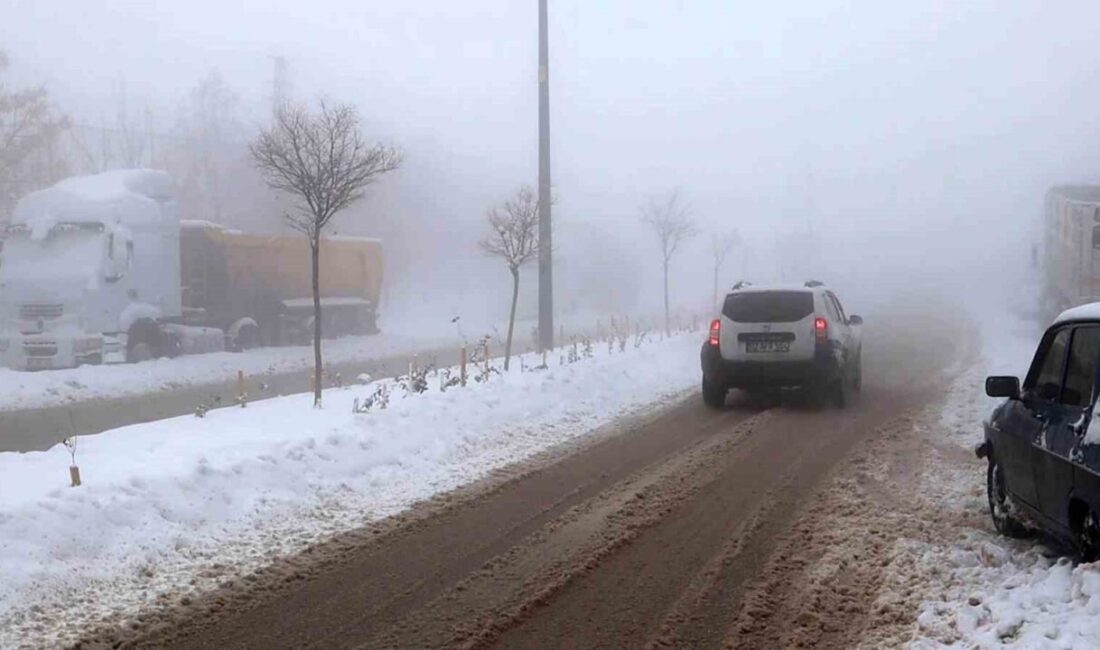 Adıyaman’ın Besni ilçesinde kar yağışı sonrası yoğun sis etkili oldu.