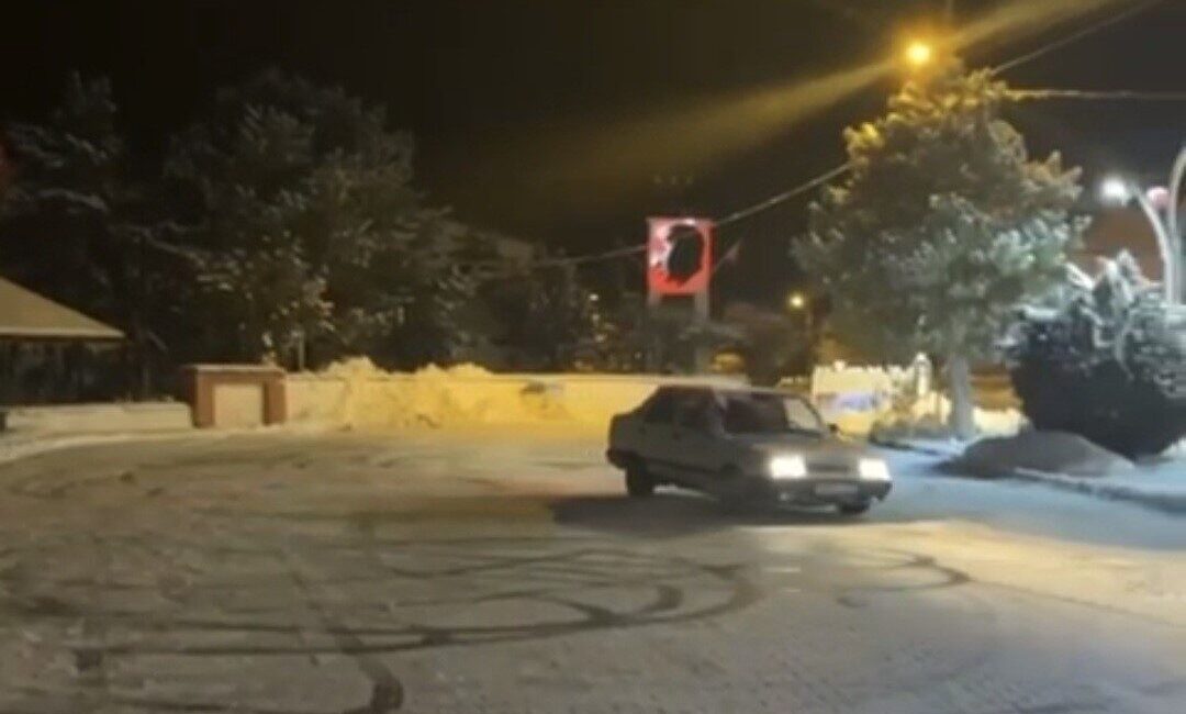 Yozgat’ın Boğazlıyan ilçesinde drift yapan sürücüye 58 bin 217 lira
