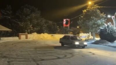 Yozgat’ın Boğazlıyan ilçesinde drift yapan sürücüye 58 bin 217 lira