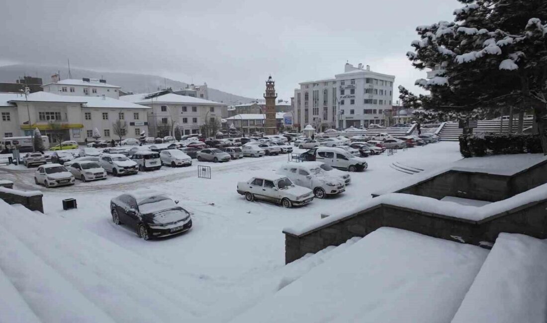 Yozgat’ta salı günü başlayan ve aralıklarla devam eden kar yağışıyla