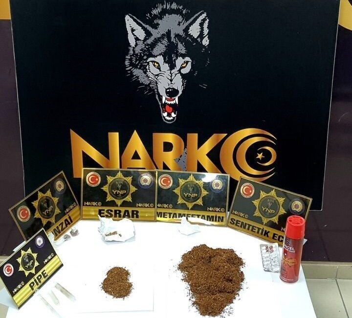 Yozgat İl Emniyet Müdürlüğünce yapılan çalışmada 94 gram bonzai ele