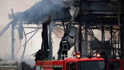 Yunanistan’ın Tesalya bölgesine bağlı Trikala şehrinde bir bisküvi fabrikasında meydana