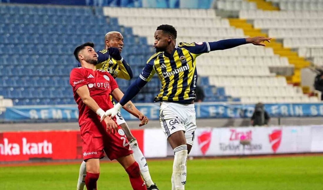 Ziraat Türkiye Kupası C Grubu 2. hafta maçında Fenerbahçe, deplasmanda
