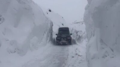 Bitlis’te etkili olan yoğun kar yağışı ve zorlu arazi şartlarına
