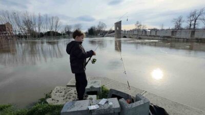 Edirne’de son günlerde etkili olan yağışlar ve yükselen nehir suları
