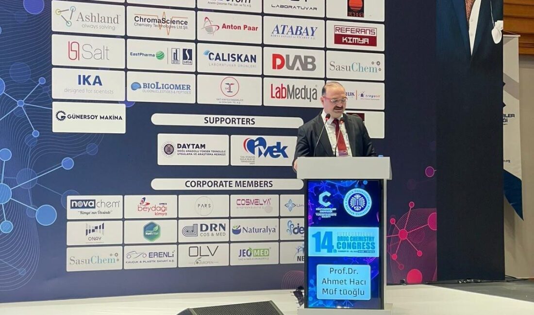 Atatürk Üniversitesi ile Kimyagerler Derneği tarafından “14. Uluslararası İlaç Kimyası