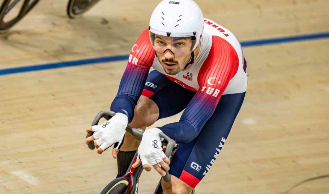 Konya Olimpik Velodromu’nda düzenlenen 2026 UEC Avrupa Pist Bisikleti Şampiyonası’nın