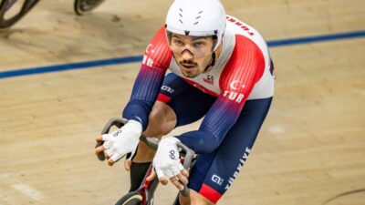 Konya Olimpik Velodromu’nda düzenlenen 2026 UEC Avrupa Pist Bisikleti Şampiyonası’nın