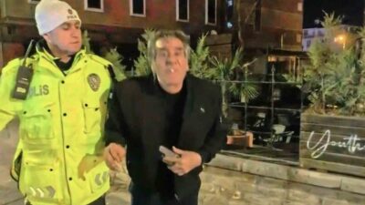 Aksaray’da yasal sınırın 4 katını aşkın alkollü şekilde polise yakalanan