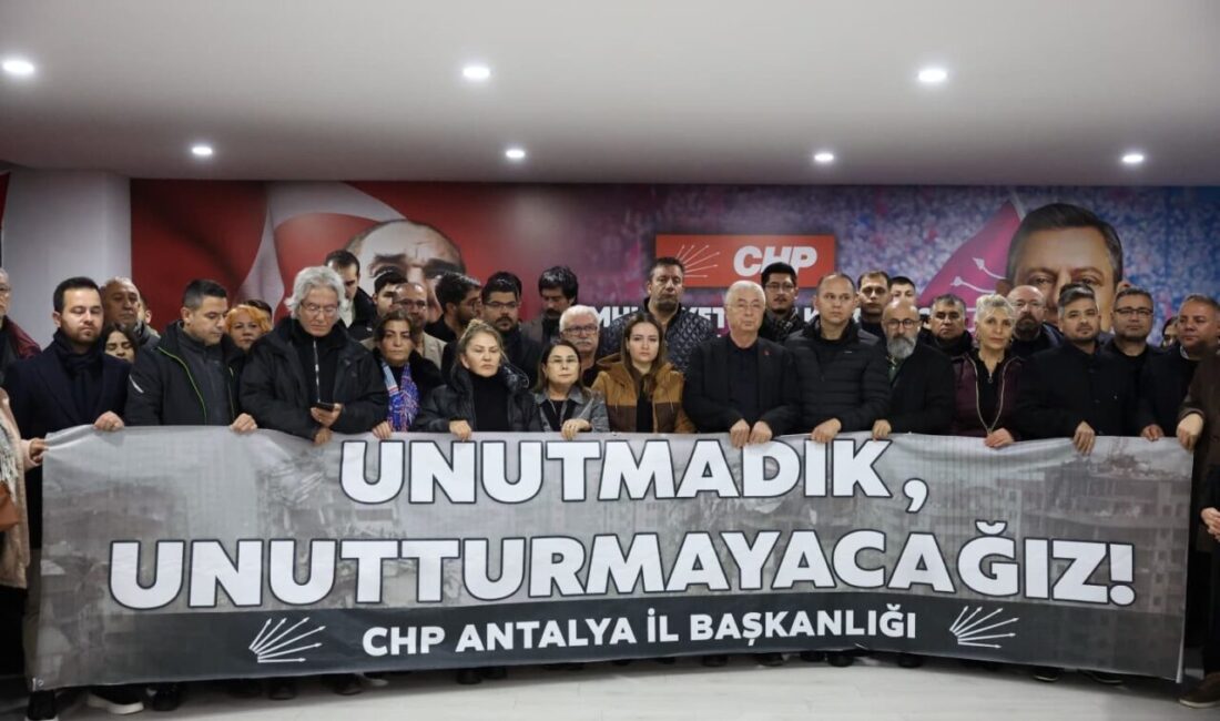 Antalya Büyükşehir Belediye Başkan Vekili Büşra Özdemir, 6 Şubat 2023’te