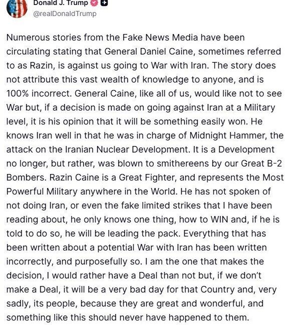 ABD Başkanı Donald Trump, İran ile muhtemel savaş senaryolarını ele