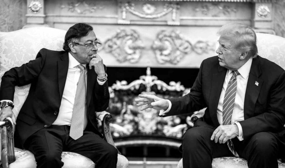 ABD Başkanı Donald Trump, Kolombiya Devlet Başkanı Gustavo Petro ile