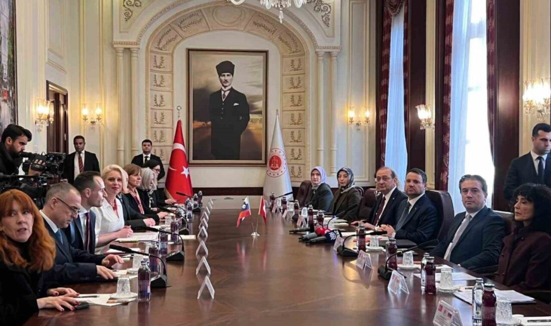 Adalet Bakanı Akın Gürlek, Slovenya Ulusal Meclis Başkanı Urska Klakocar