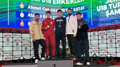 Adil Sani Konukoğlu Spor Lisesi sporcusu Furkan Kanlı, Kros Türkiye