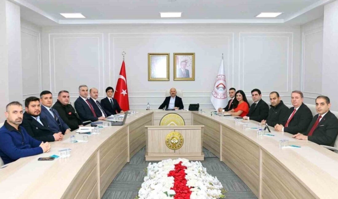 Adıyaman genelinde yürütülen çalışmaların ele alındığı Haftalık Koordinasyon Toplantısı, Adıyaman