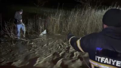 Adıyaman’ın Gölbaşı ilçesinde şiddetli yağışlarla beraber meydana gelen sel sularında