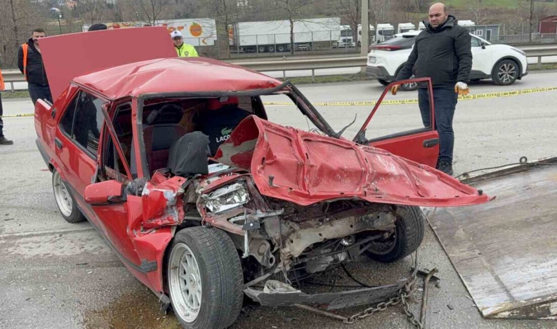 Samsun’da meydana gelen trafik kazasında, ailesine intihar edeceğine dair mesaj