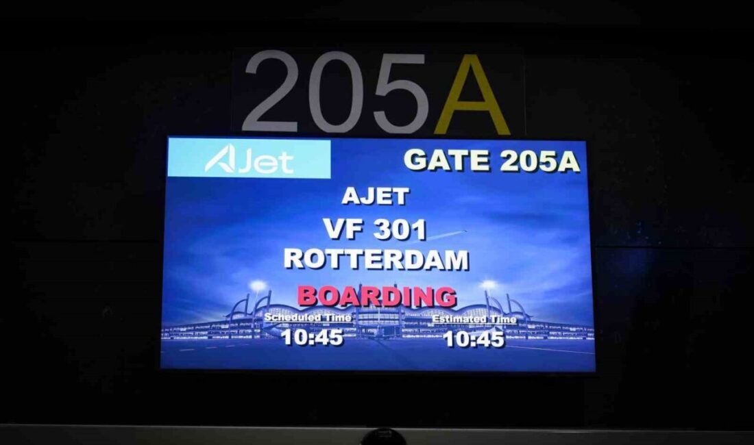 Türkiye’nin en genç hava yolu şirketi AJet, İstanbul’dan Hollanda’nın liman