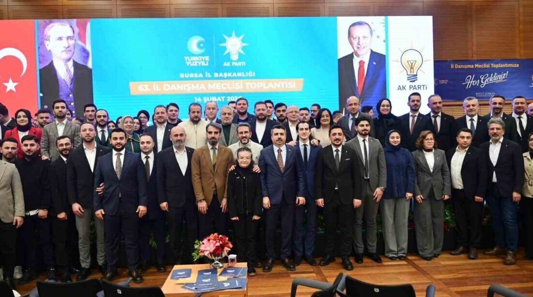 AK Parti Bursa İl Başkanlığı tarafından düzenlenen 63. İl Danışma