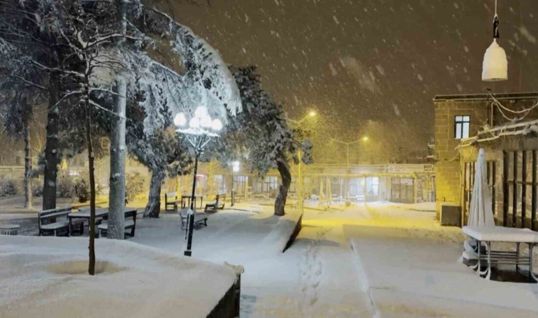 Aksaray’da sabaha karşı şehir merkezi ve yüksek kesimdeki ilçelerde kar